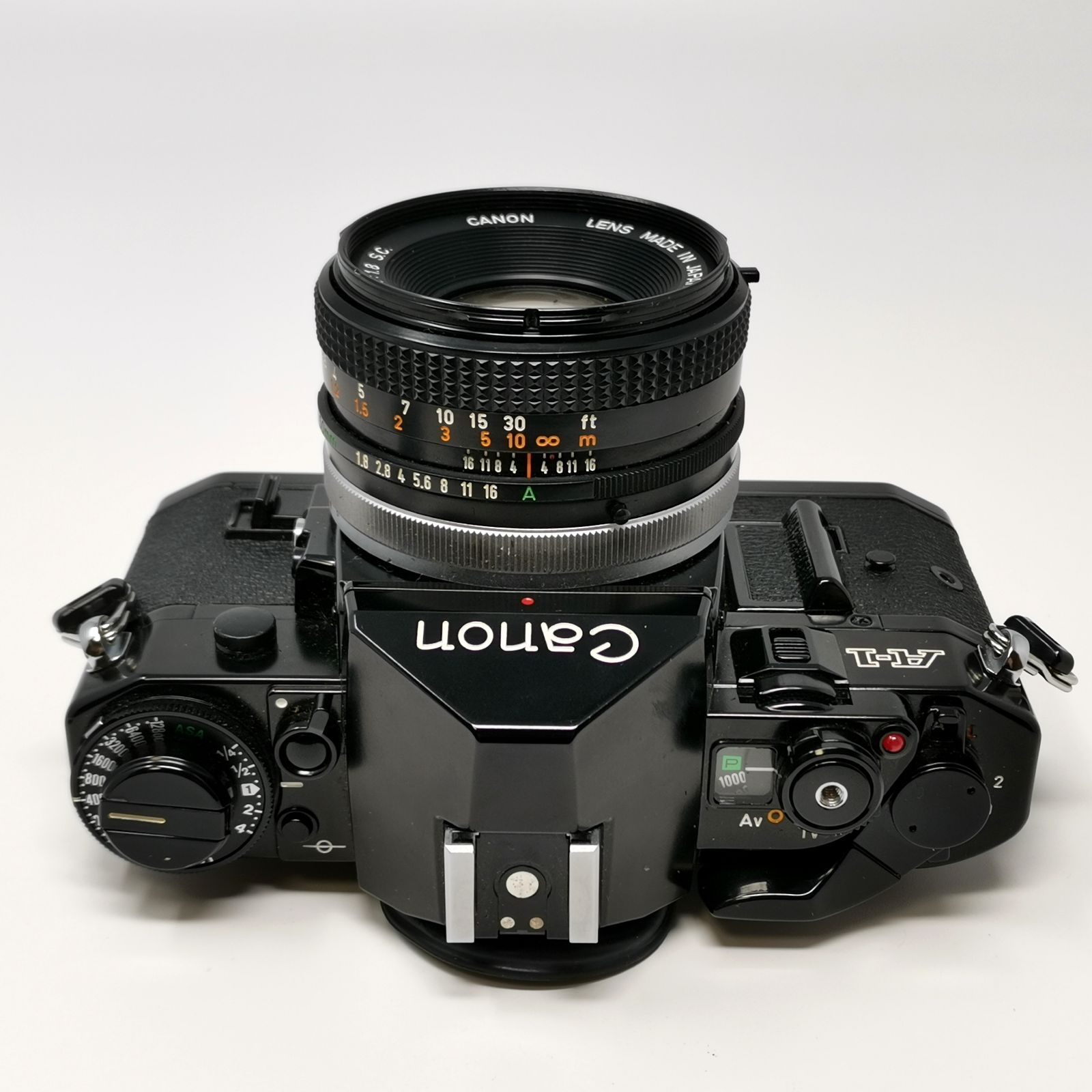 キャノン A1 フィルムカメラ ブラック フィルムないため動作未確認