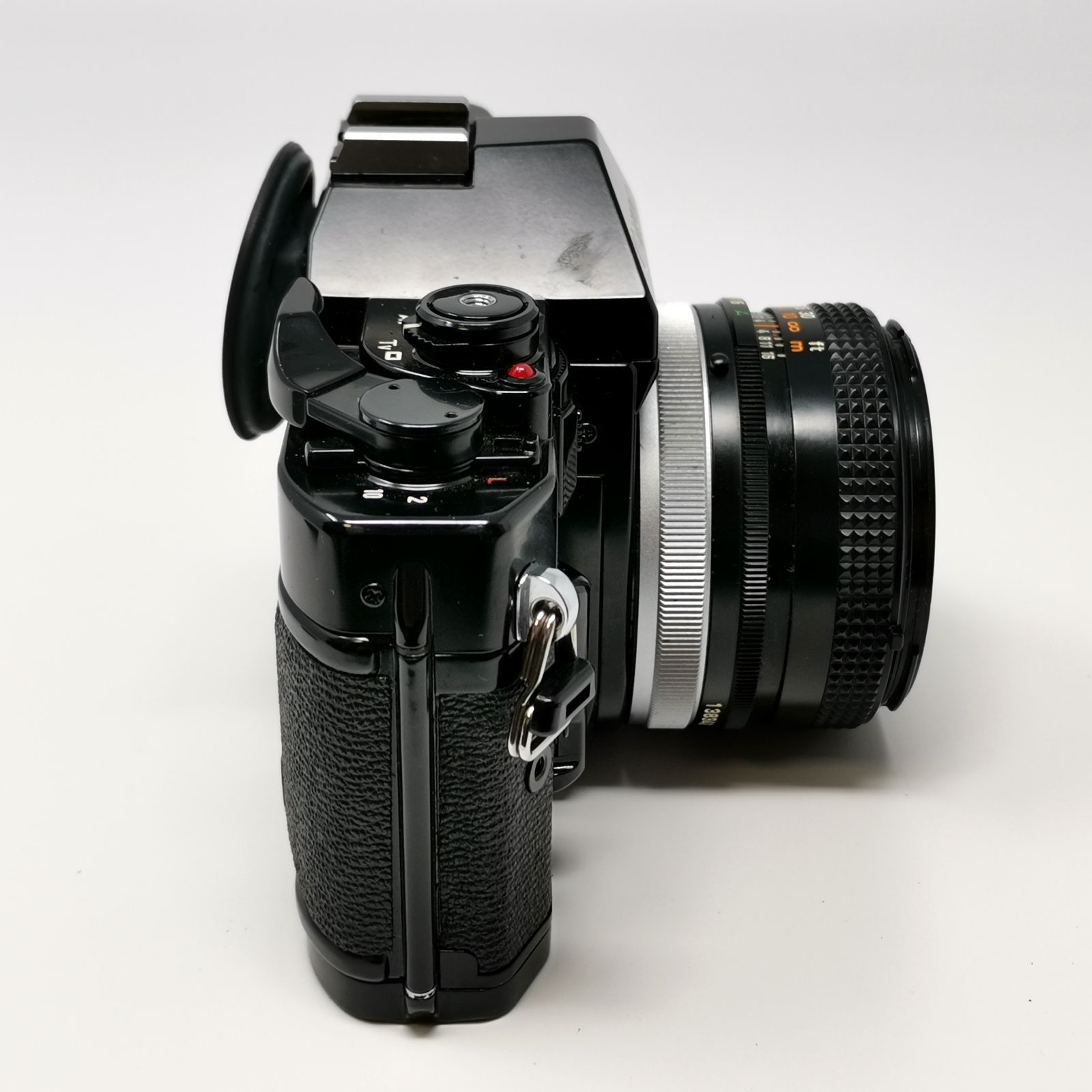 フイルムカメラCanon A-1 FD 50mm f/1.8 動作品 Canon A-1 ボディ + FD 50mm F1.8 S.C. レンズセット 動作確認済 光学