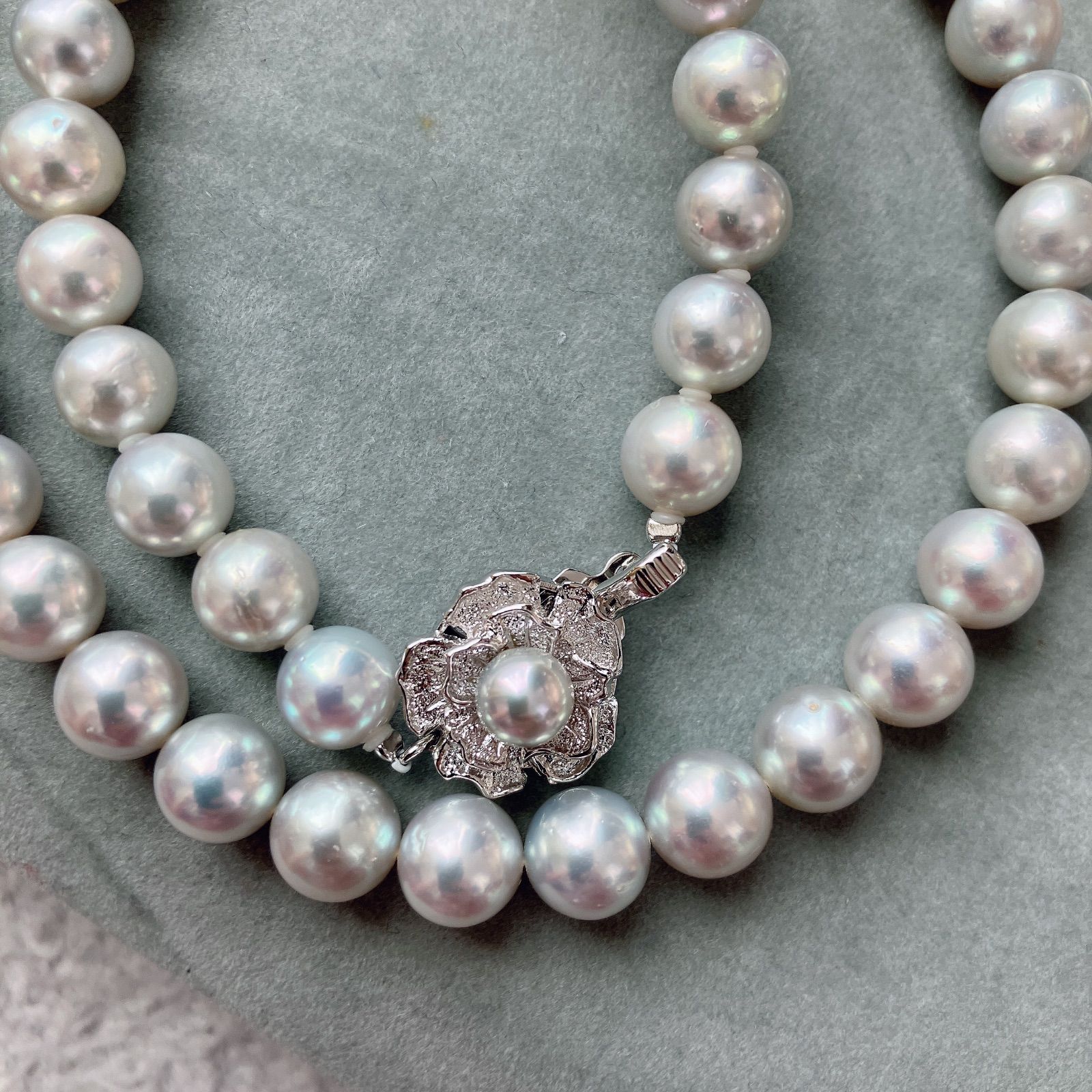 アコヤ あこやパール 9mm 照り強 本真珠 ネックレス WEB限定】あこや真珠 ネックレスセット 8.5-9.0mm -Superior- | 8.0-9.0mm