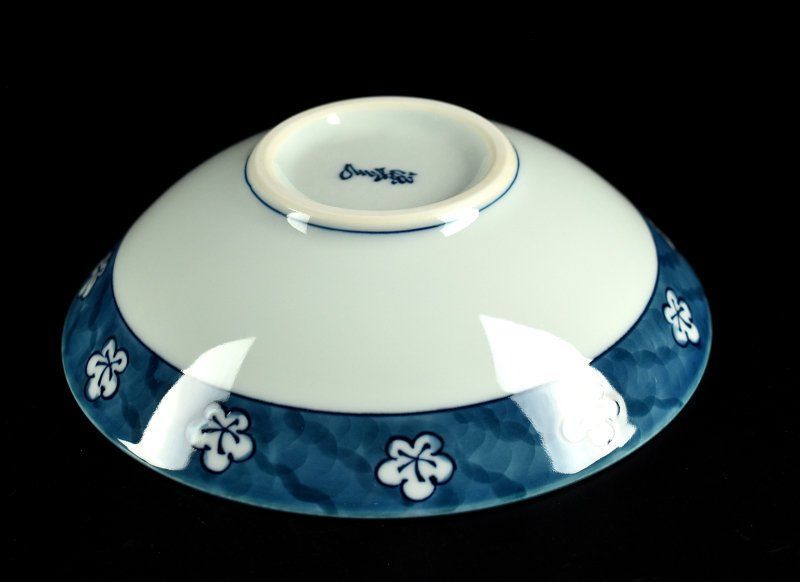 E　源右衛門作　染付七宝文珍味入　５客　共箱 染錦石竹花文 飯碗 ｜ 有田焼の源右衛門窯公式オンラインショップ