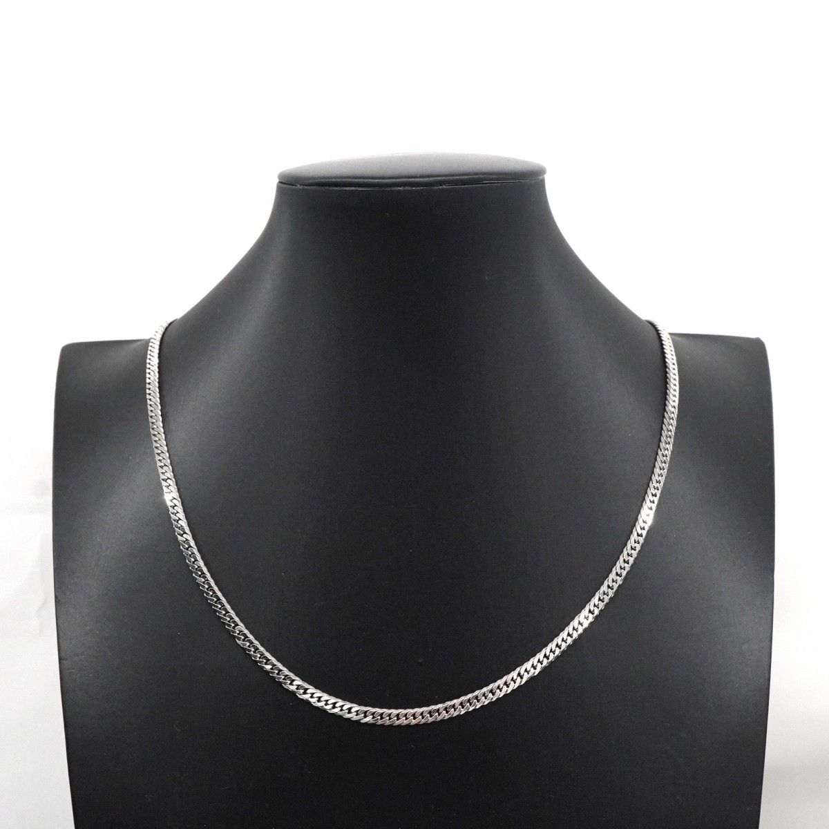 5kho012】喜平 ネックレス Pt850 プラチナ 6面 ダブル 50.7cm 30.2g