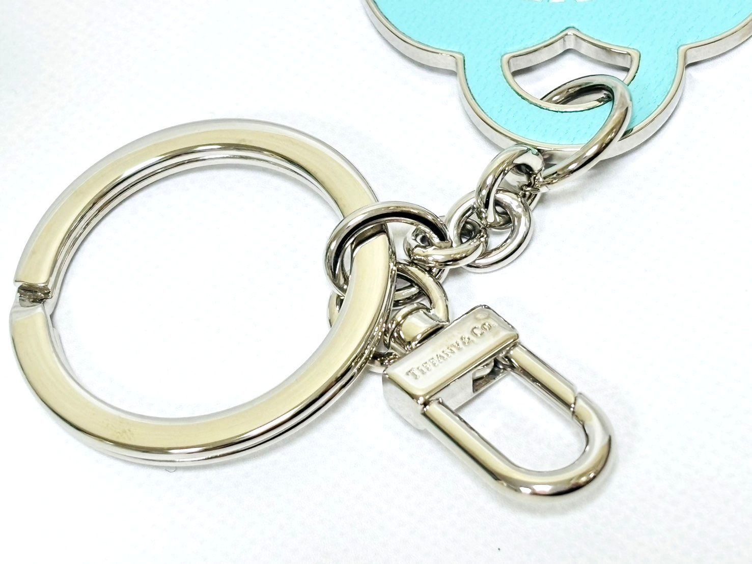 ティファニー TIFFANY リターントゥ ハートタグ キーリング ブルー