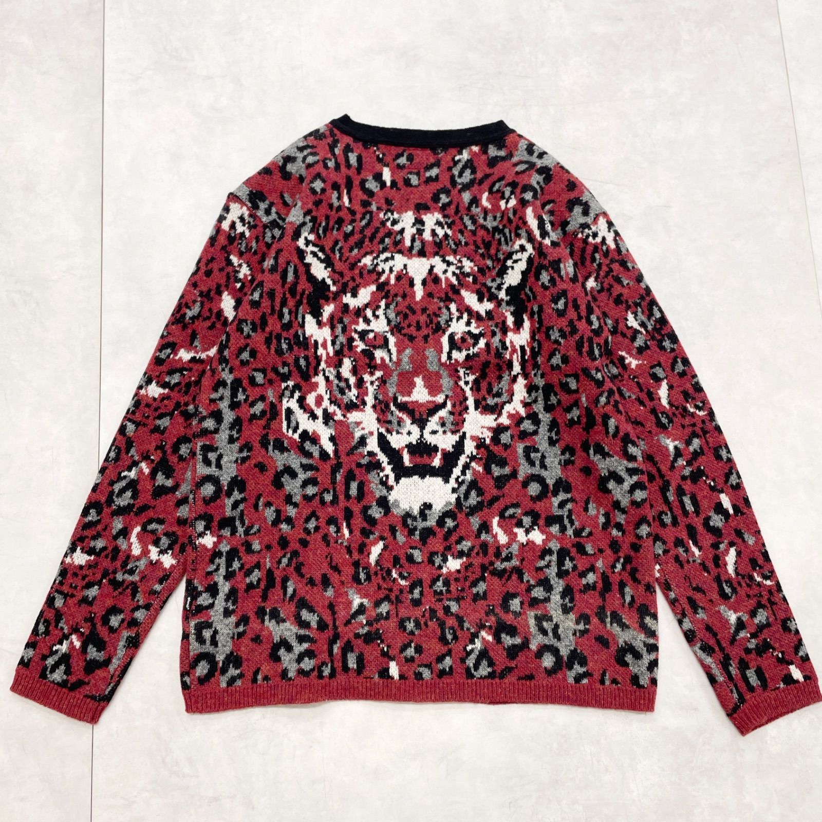 glamb レオパード ヒョウ柄 カーディガン 日本製 グラム 黒豹柄