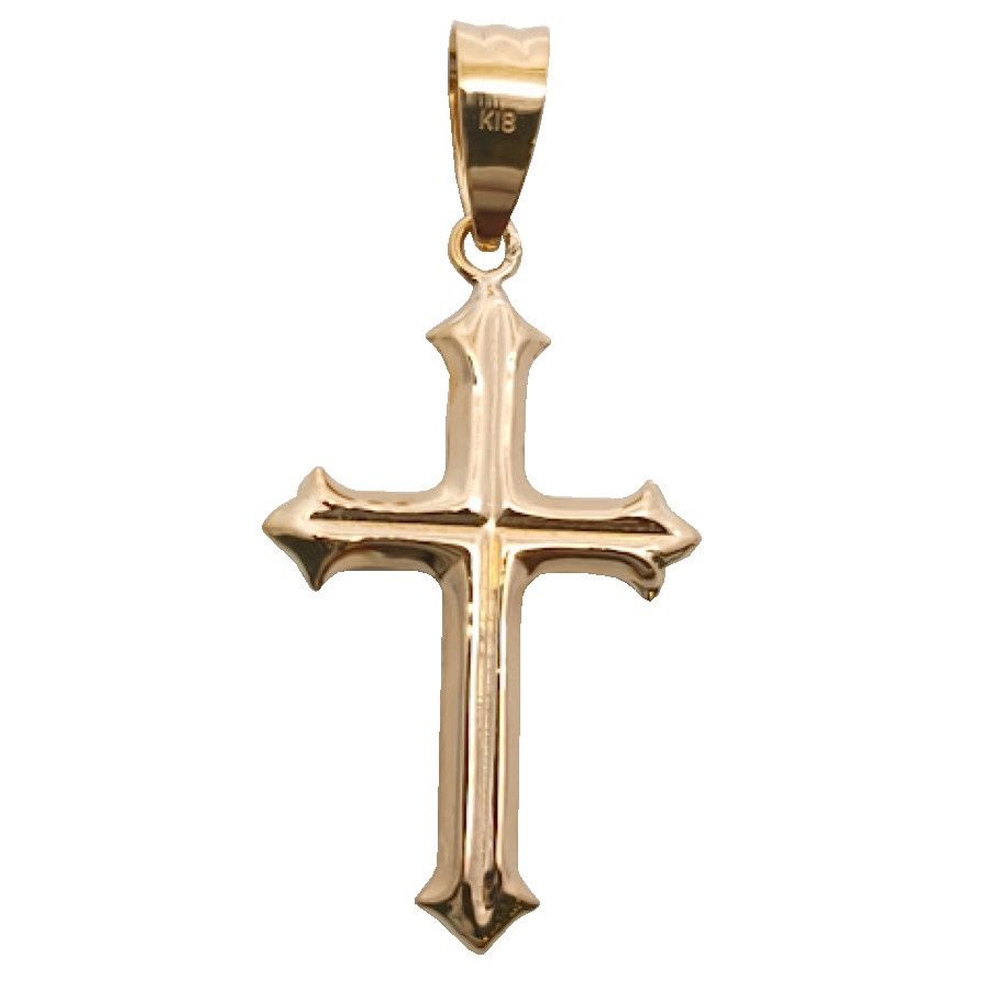 K18 クロスペンダント SPERANZA] K18 18金 ゴールド クロス ペンダント トップ K18 刻印入り k18金