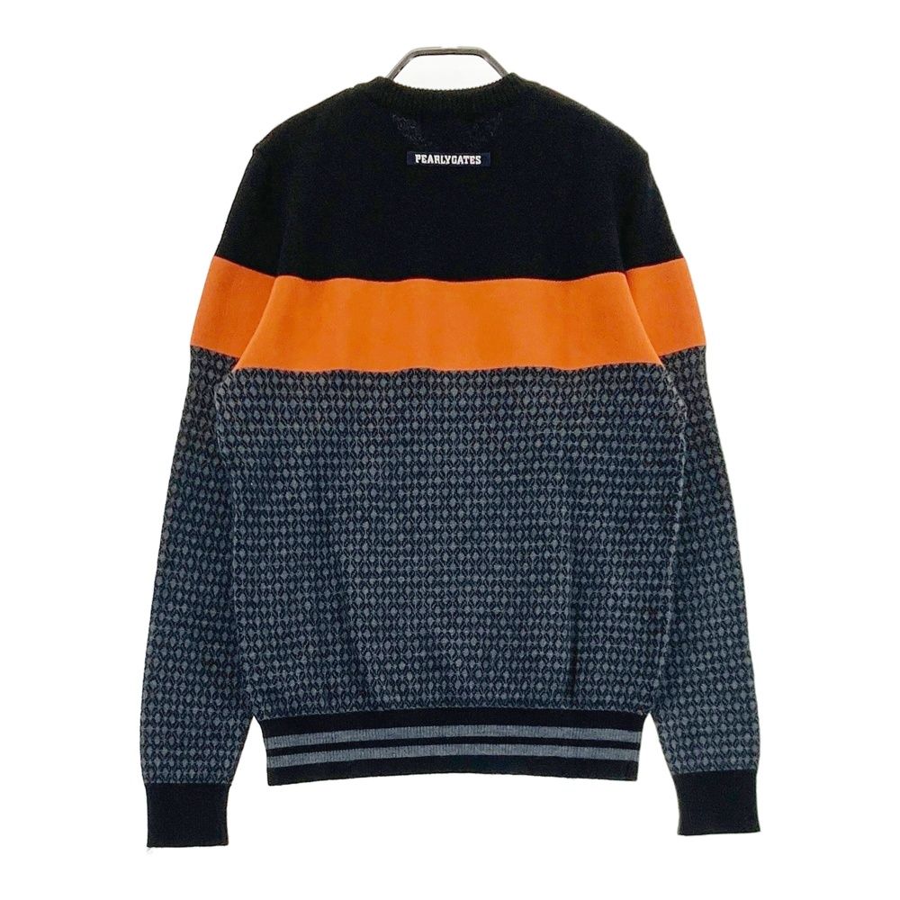 サイズ：4 PEARLY GATES パーリーゲイツ 長袖 ニットセーター 総柄