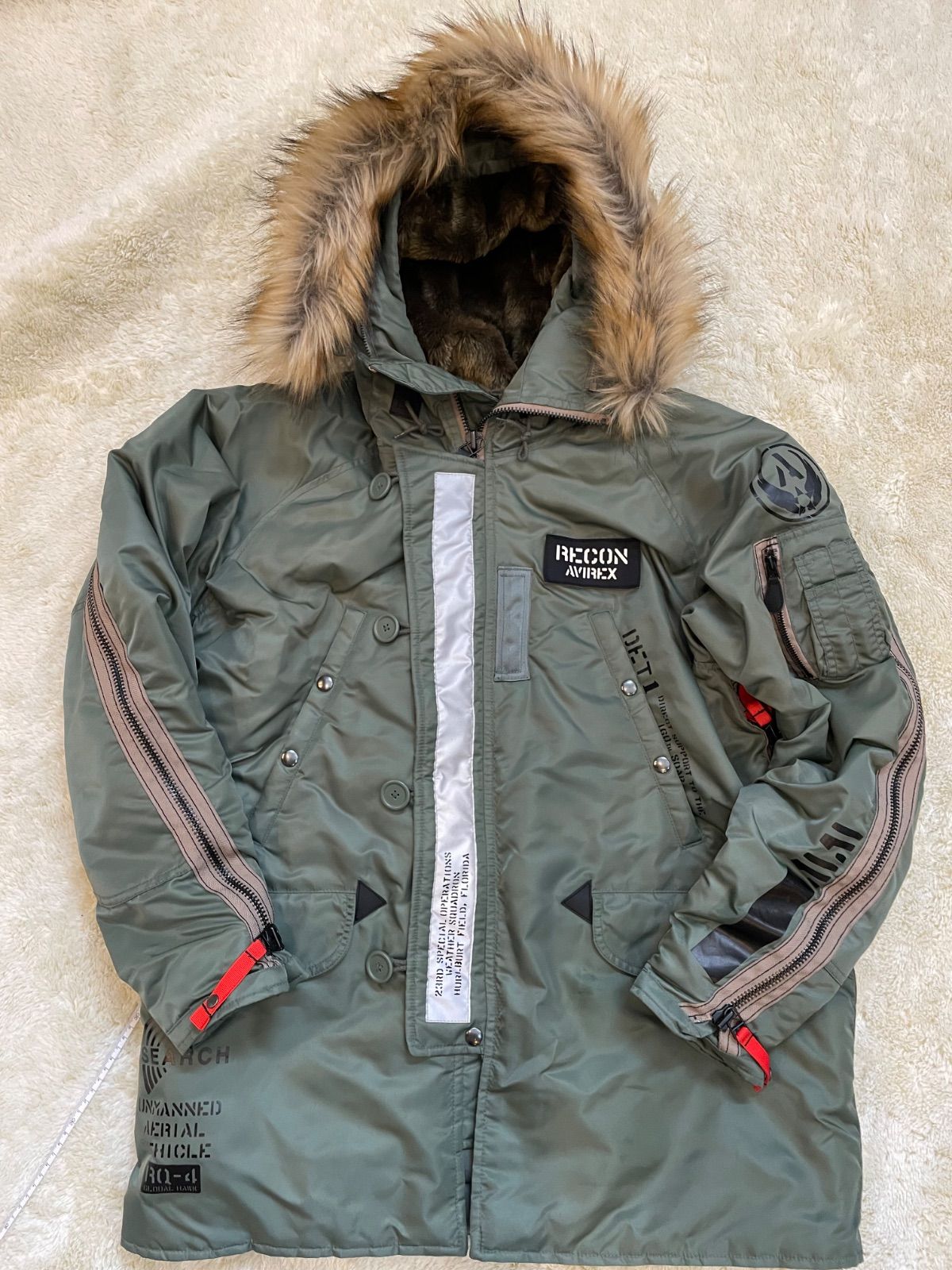 AVIREX RECON アクション N-3B ミリタリージャケットXL AVIREX RECON アクション N-3B ミリタリージャケットXL AVIREX