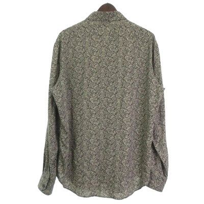 セリーヌ CELINE 美品 20AW ビスコースフラワープリント シャツ 花柄