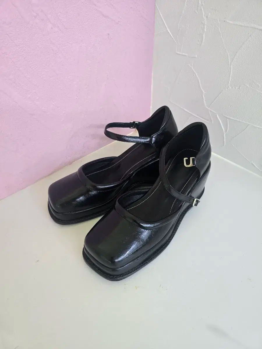 312 (250mm)ブラック Starship Square 厚底 メリージェーン 靴 - メルカリ