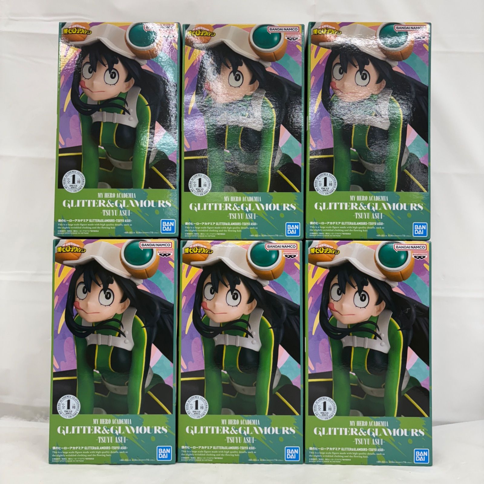 未開封 僕のヒーローアカデミア GLITTER&GLAMOURS 蛙吹梅雨 6個セット