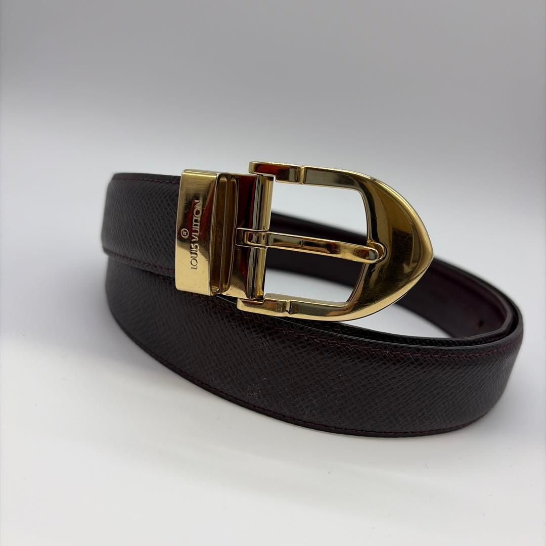 ルイヴィトン⭐️タイガ サンチュール ベルト ゴールド金具 1029-2