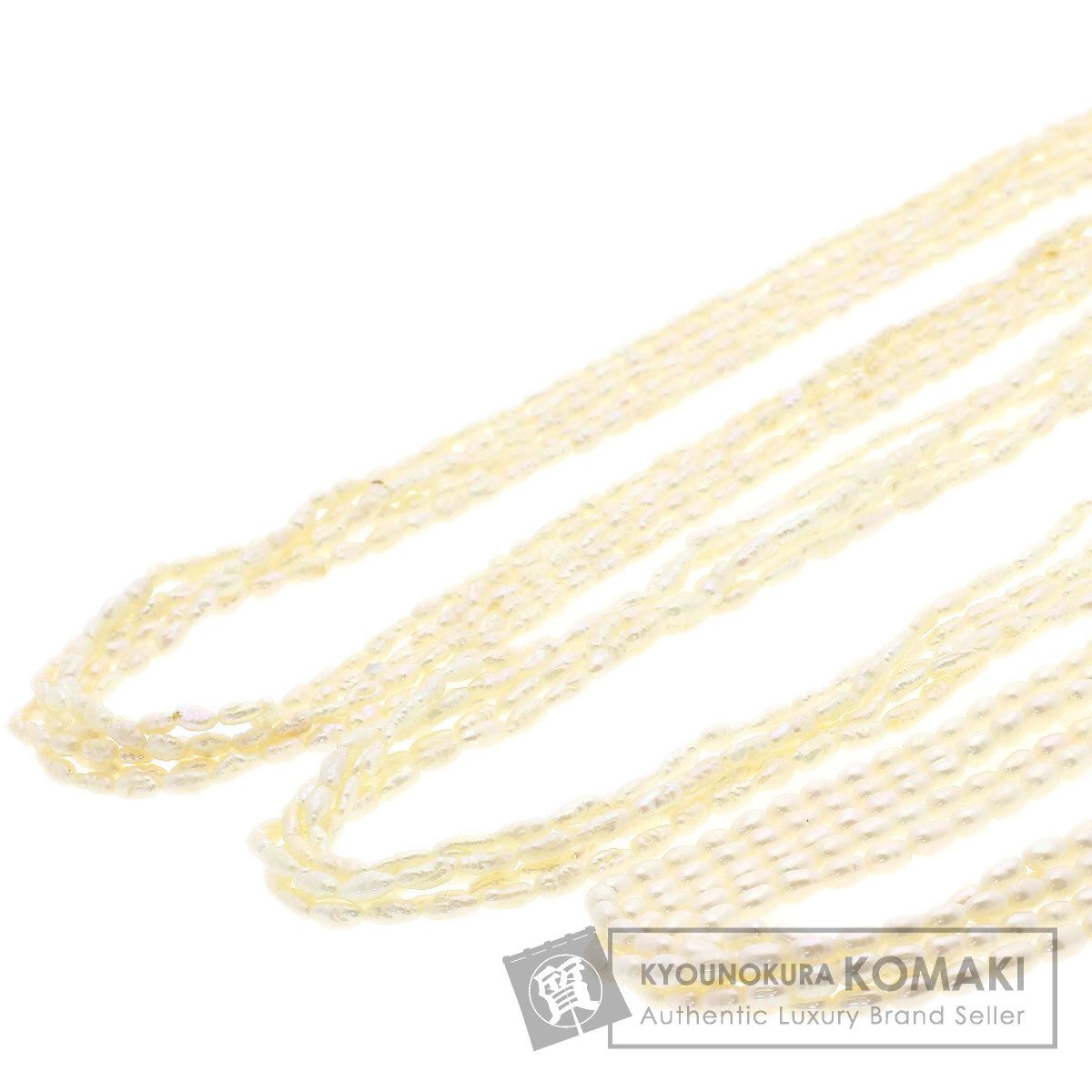 SELECT JEWELRY セレクトジュエリー 淡水パール 真珠 3本セット ネックレス SV レディース []