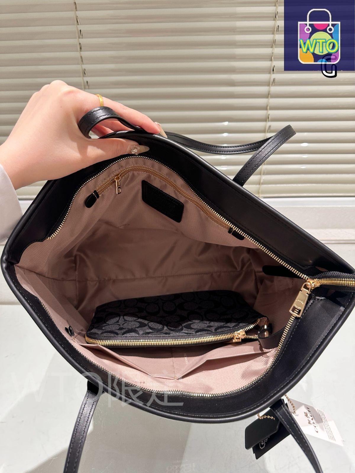 今日特価】COACH コーチ ショッピングバッグ 高品質でファッショナブル