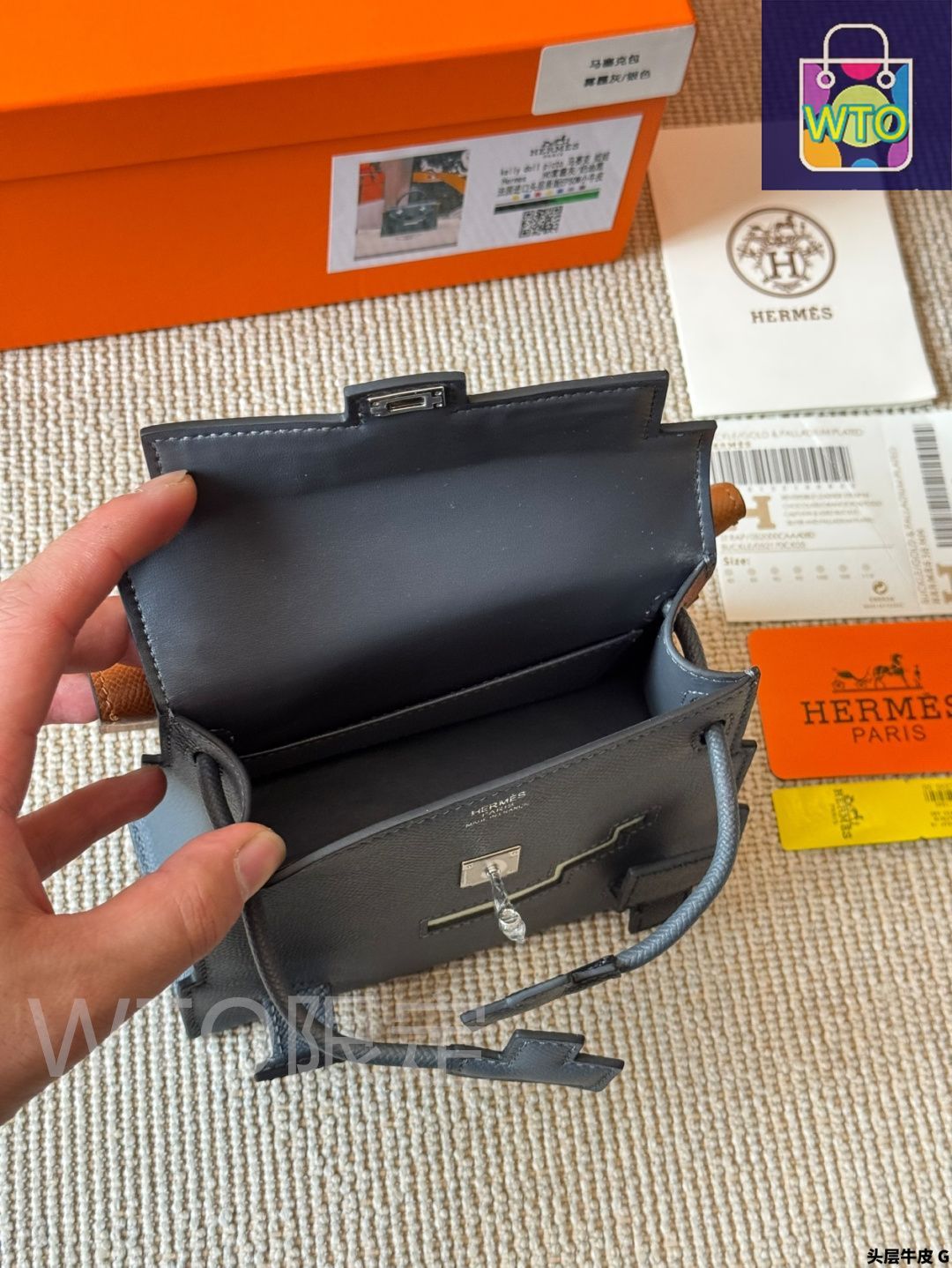 エルメス HERMESエルミーGM Hermy 美品　USED レア 今日特価】Herm?s エルメス ケリードール ミレニアムドールバッグ 手掌