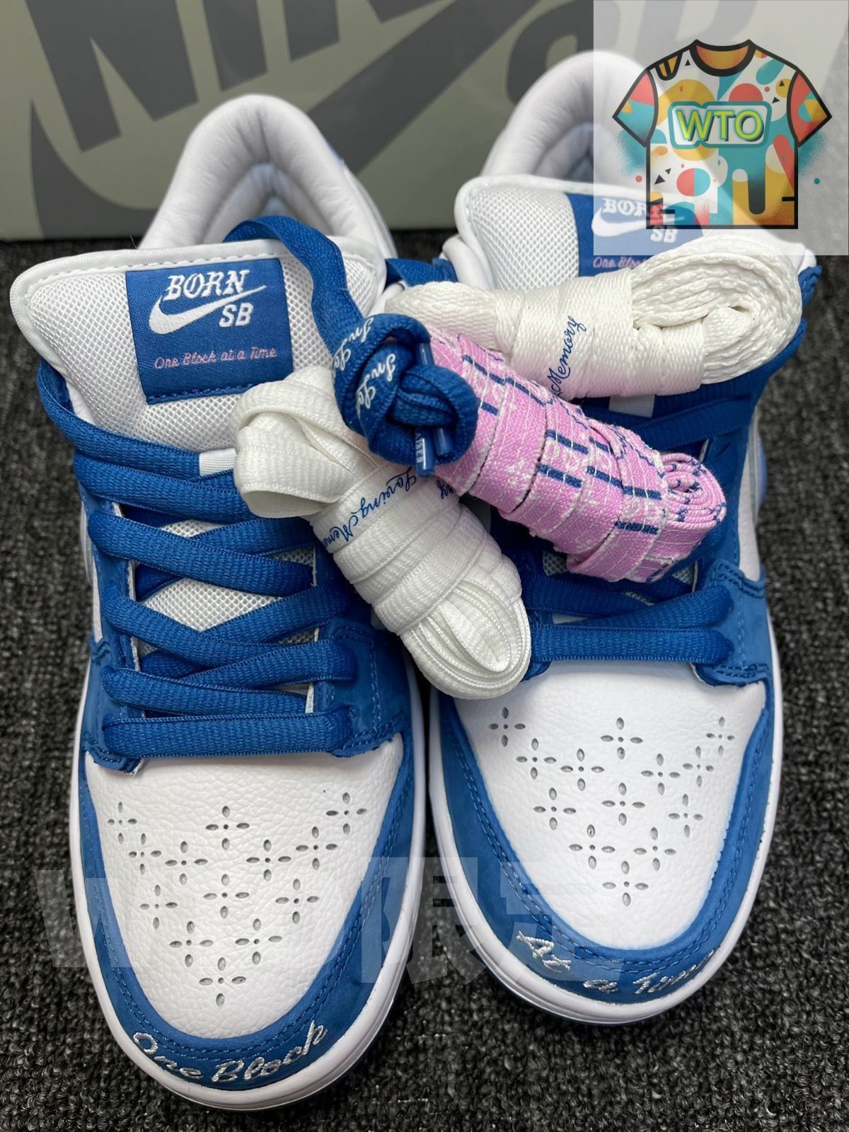 Nike ボーンレイズド × ナイキ SB ダンク ロー プロ QS ワン ブロック