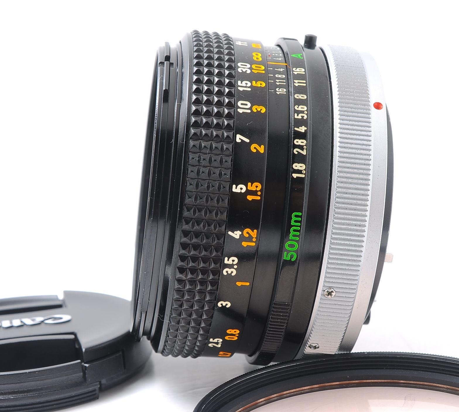 Canon A-1 ボディ + FD 50mm F1.8 S.C. レンズセット 動作確認済 光学