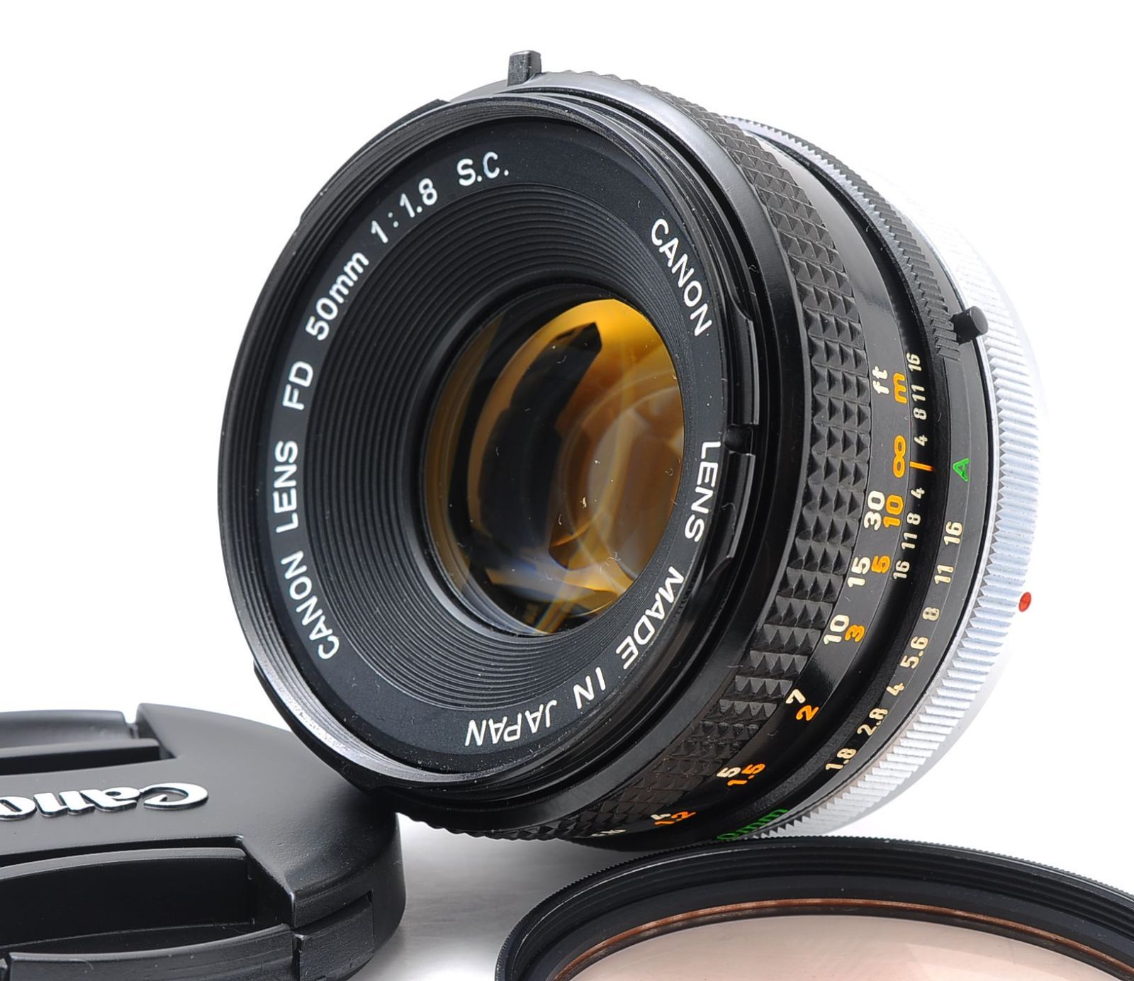 Canon A-1 ボディ + FD 50mm F1.8 S.C. レンズセット 動作確認済 光学