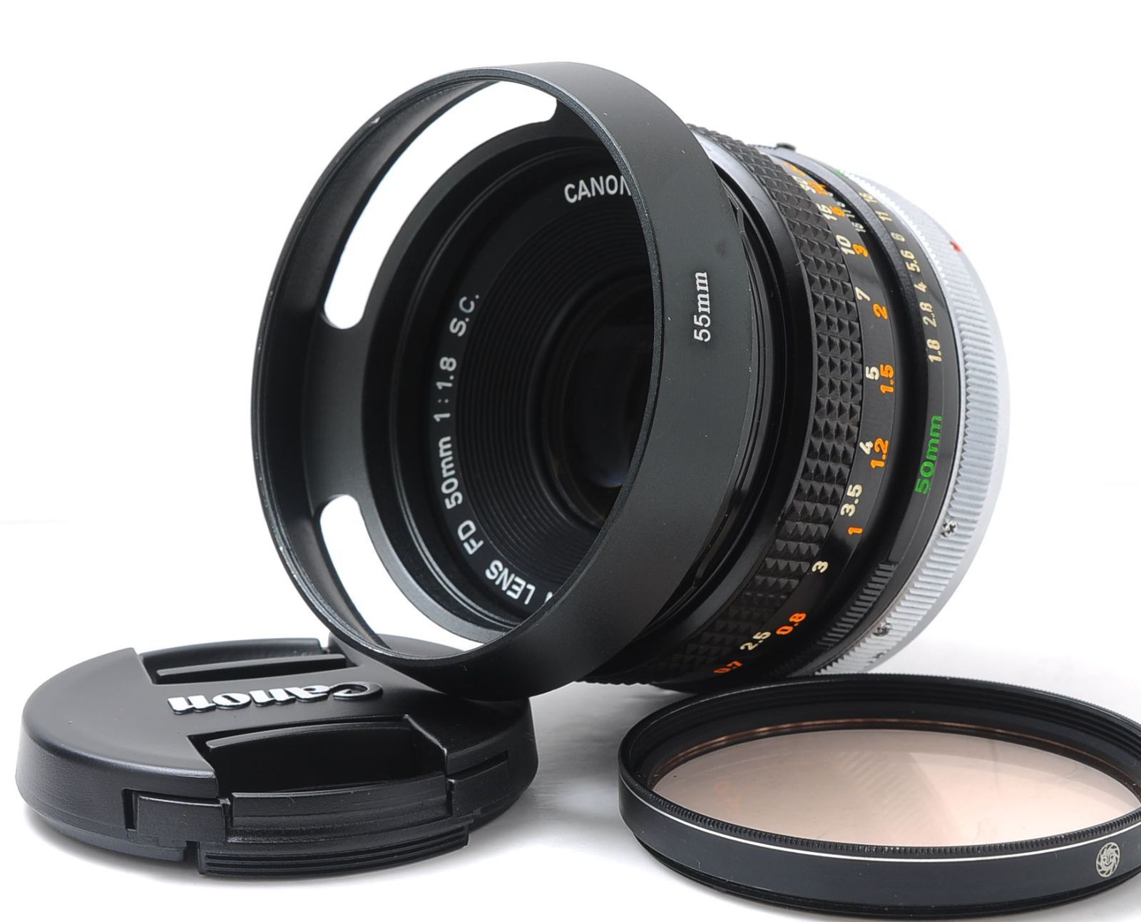 Canon A-1 ボディ + FD 50mm F1.8 S.C. レンズセット 動作確認済 光学