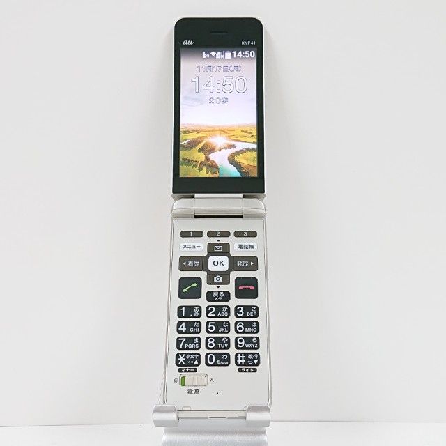 かんたんケータイ トップ KYF41 au シャンパンゴールド 送料無料 本体
