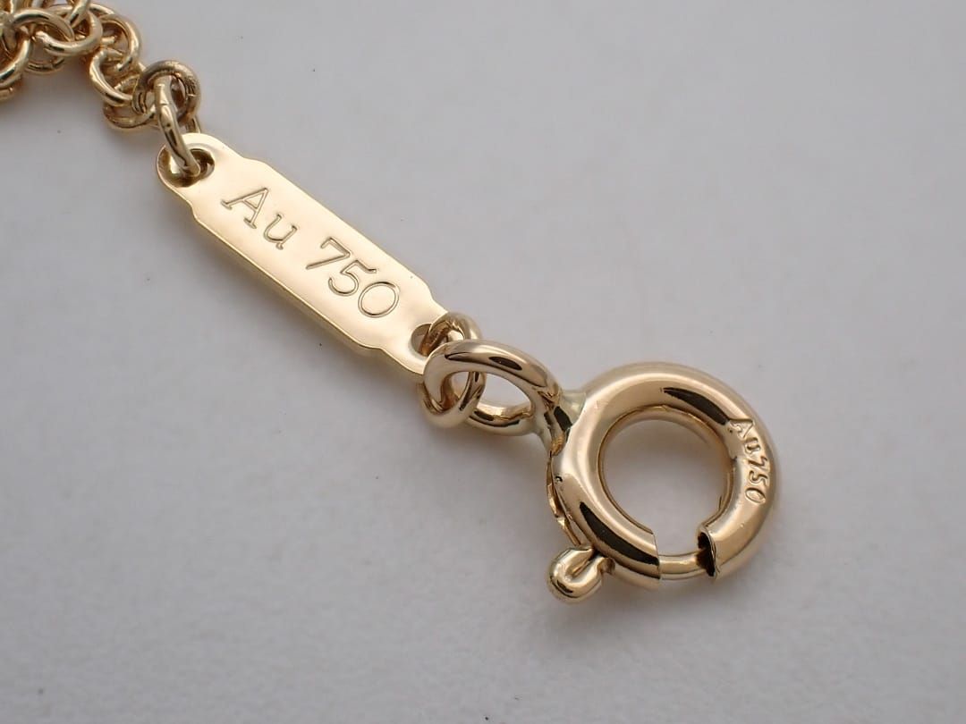 TIFFANY ティファニー 1837 750 イエローゴールド インターロッキング  