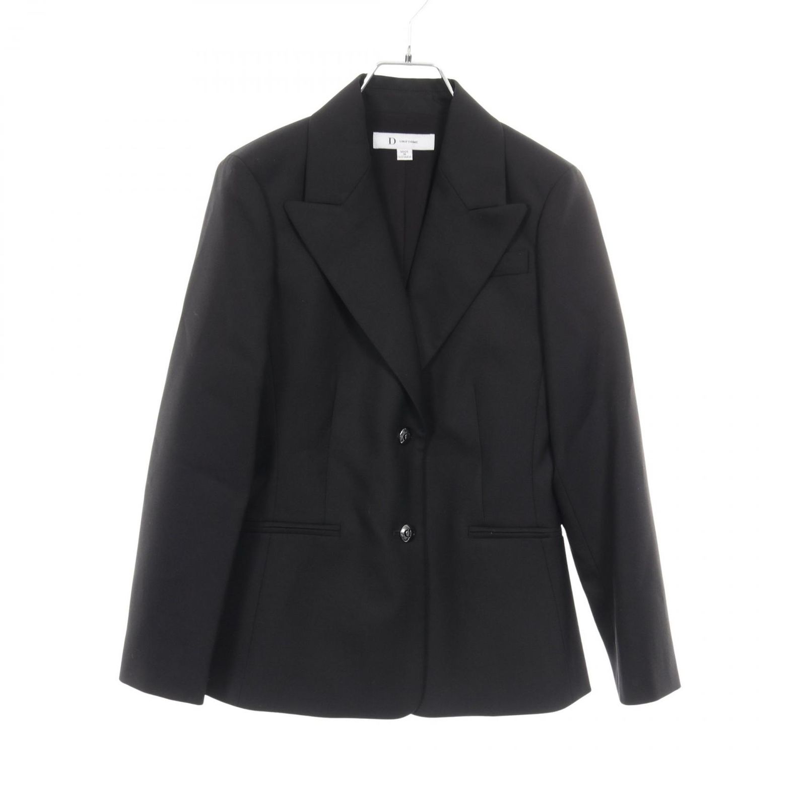 美品✨クリスチャンディオール LL テーラードジャケット ブラック　180cm クリスチャンディオール Christian Dior テーラードジャケット D