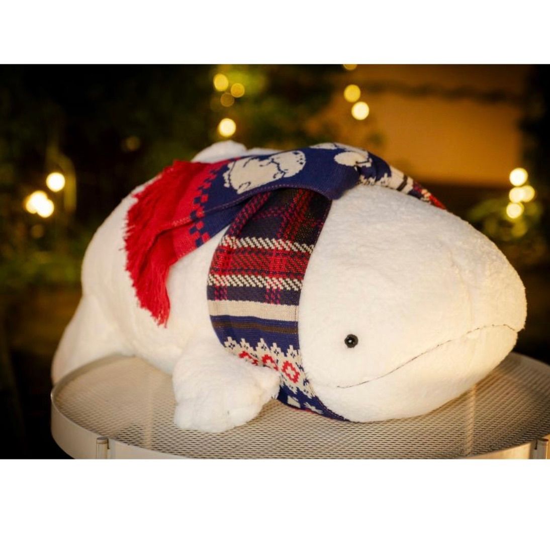 京都水族館オリジナル マフラー付きオオサンショウウオ雪ぬいぐるみ