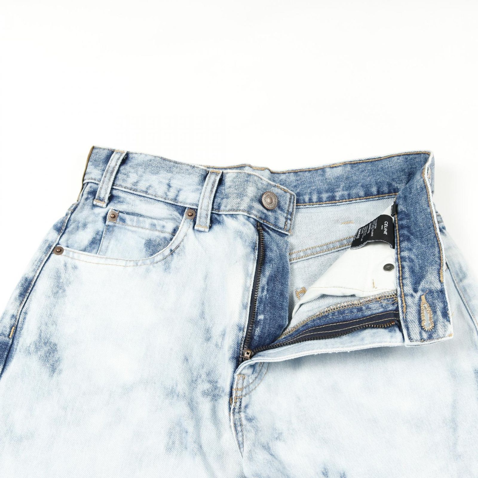 セリーヌ CELINE デニムパンツ コットン パンツ レディース Used A  