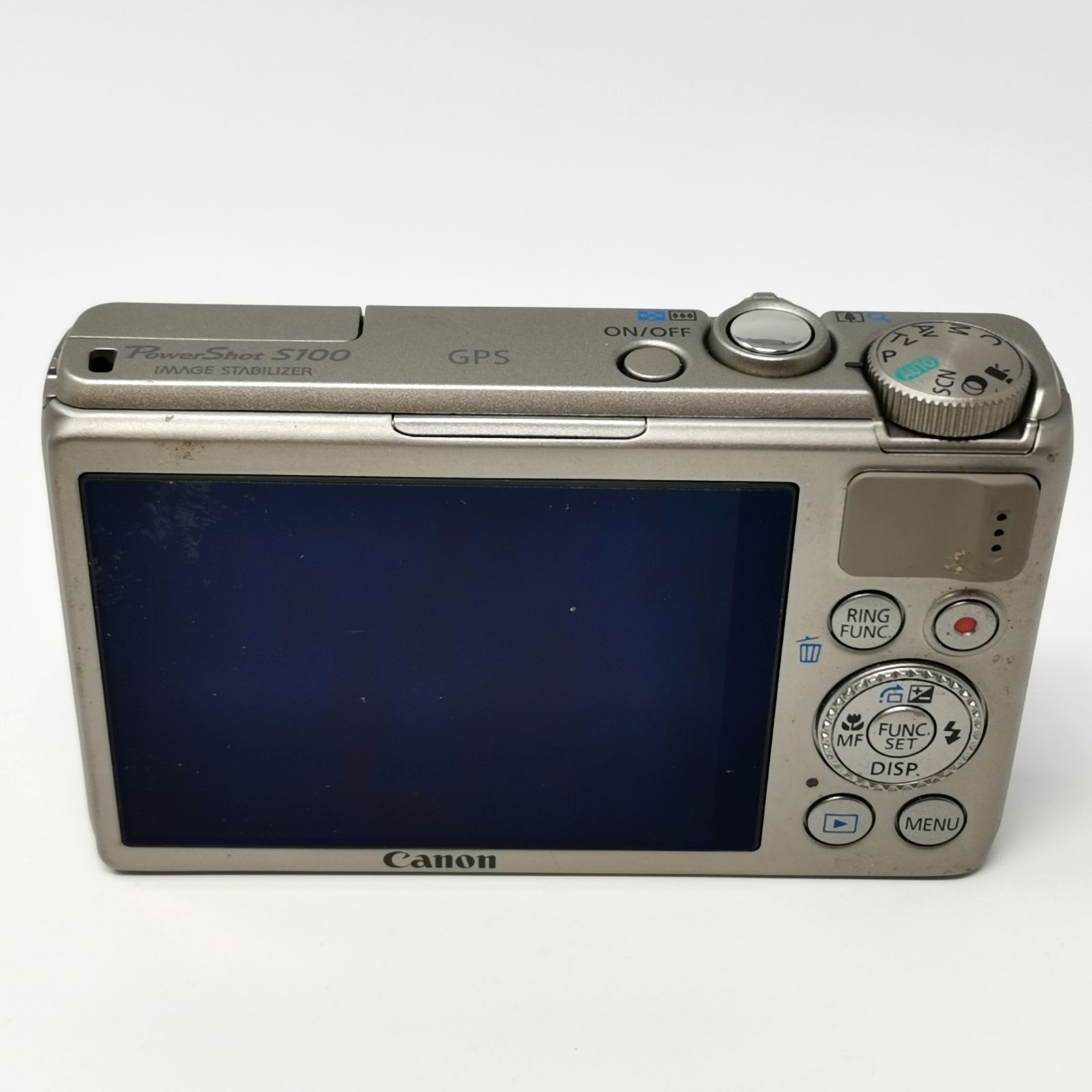 キャノン パワーショット s100 デジカメ シルバー 動作確認済み 訳あり