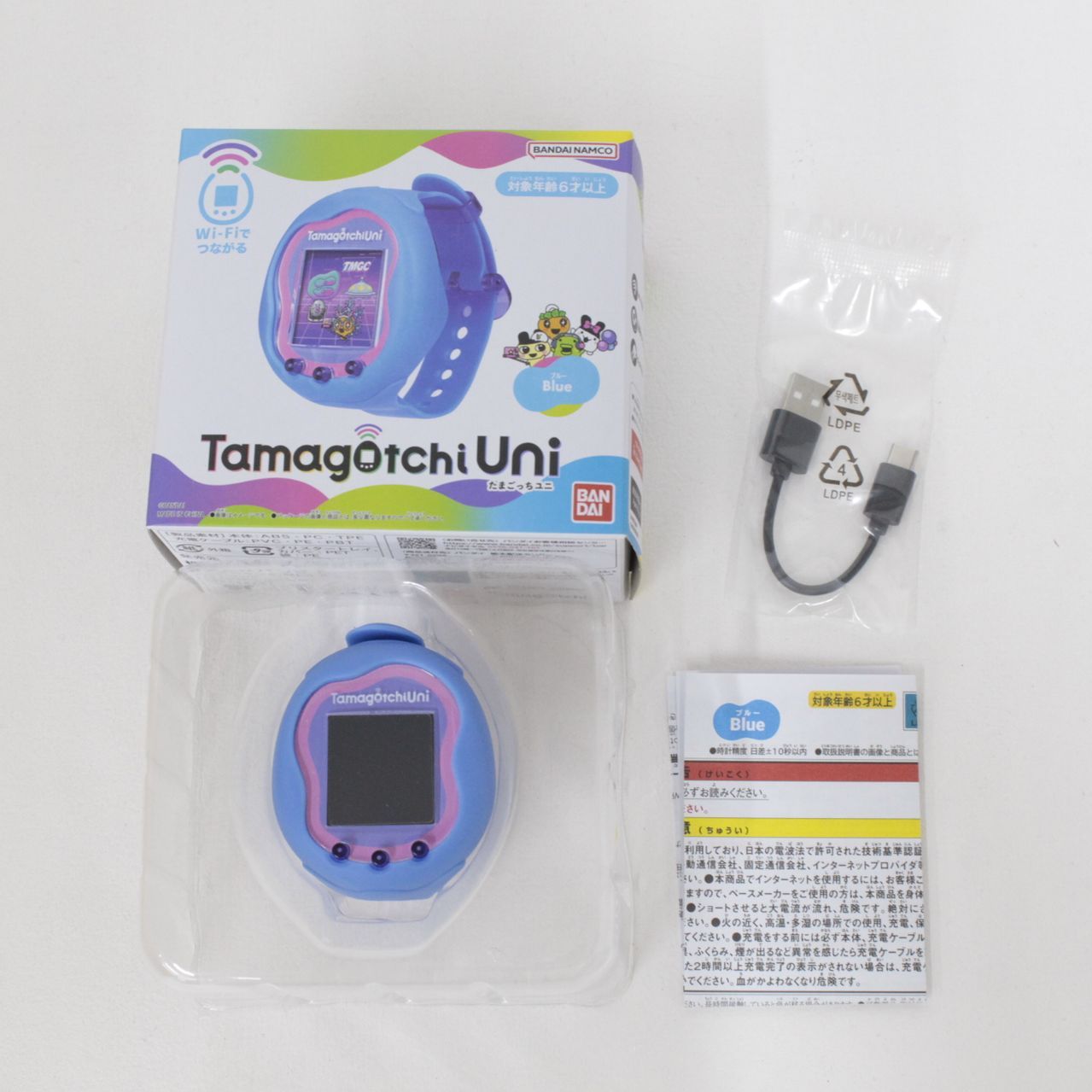 Tamagotchi Uni　たまごっちユニ　ブルー　　中古 1016003337776-4.jpg