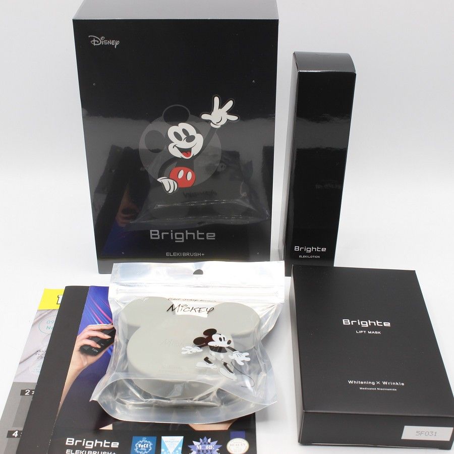 新品未開封】Brighte ELEKI BRUSH+ BRT-FSB180 ミッキーマウス 美顔器