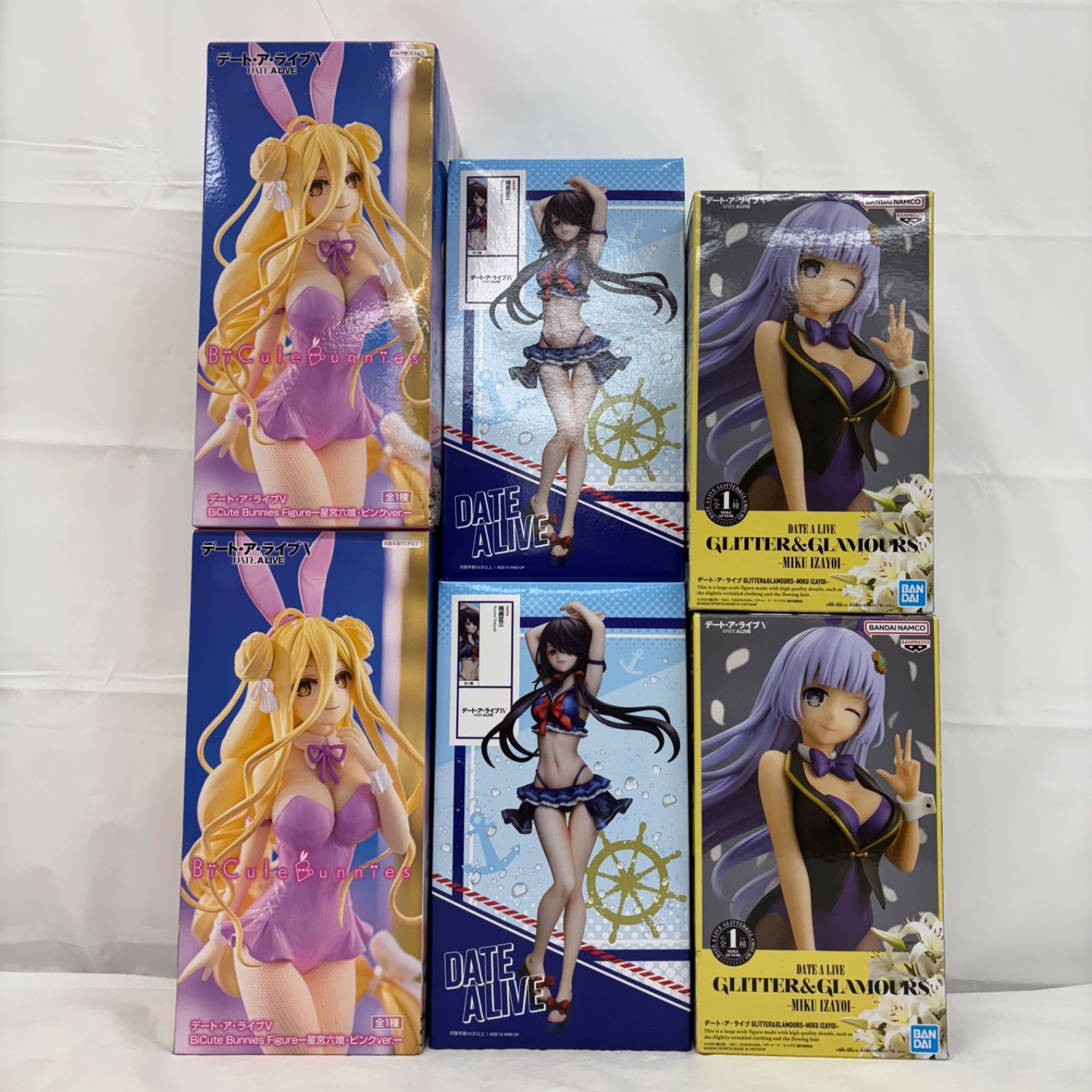 【新品・未開封】デート・ア・ライブ フィギュア まとめ売り♪ 未開封 デート・ア・ライブ 時崎狂三 他 フィギュア 8個セット SFJ354