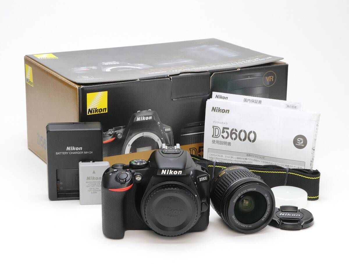 AA- (極上品) Nikon ニコン D5600 AF-P DX NIKKOR 18-55mm F3.5-5.6G