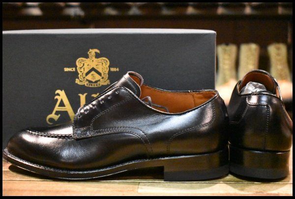 6.5D 箱付 未使用】ALDEN オールデン 54007 モックトゥシューズ カーフ