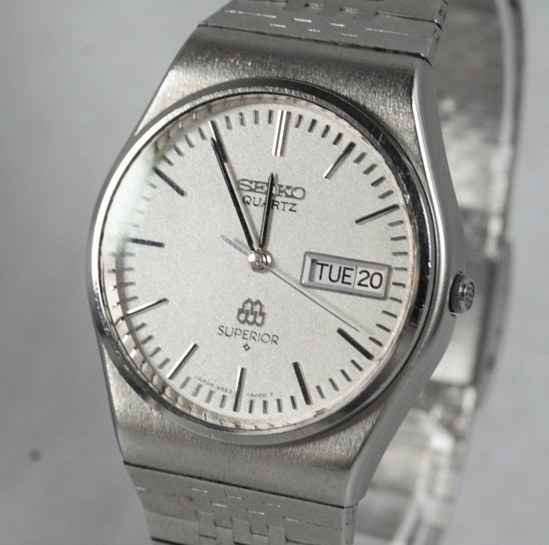 セイコーツインクォーツスーペリア(9983-8000) JA-1280| セイコー 美品 スーペリア ツインクォーツ 9983-7000 BOX付 SEIKO