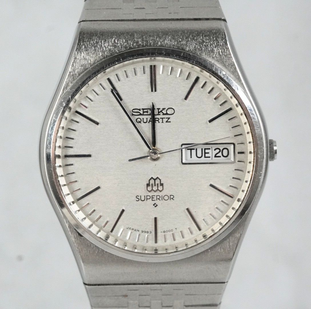 SEIKO セイコー SUPERIOR スペーリア 9983-8000 23 SEIKO セイコー SUPERIOR スーペリア 9983-8000 ツインクォーツ 梨地