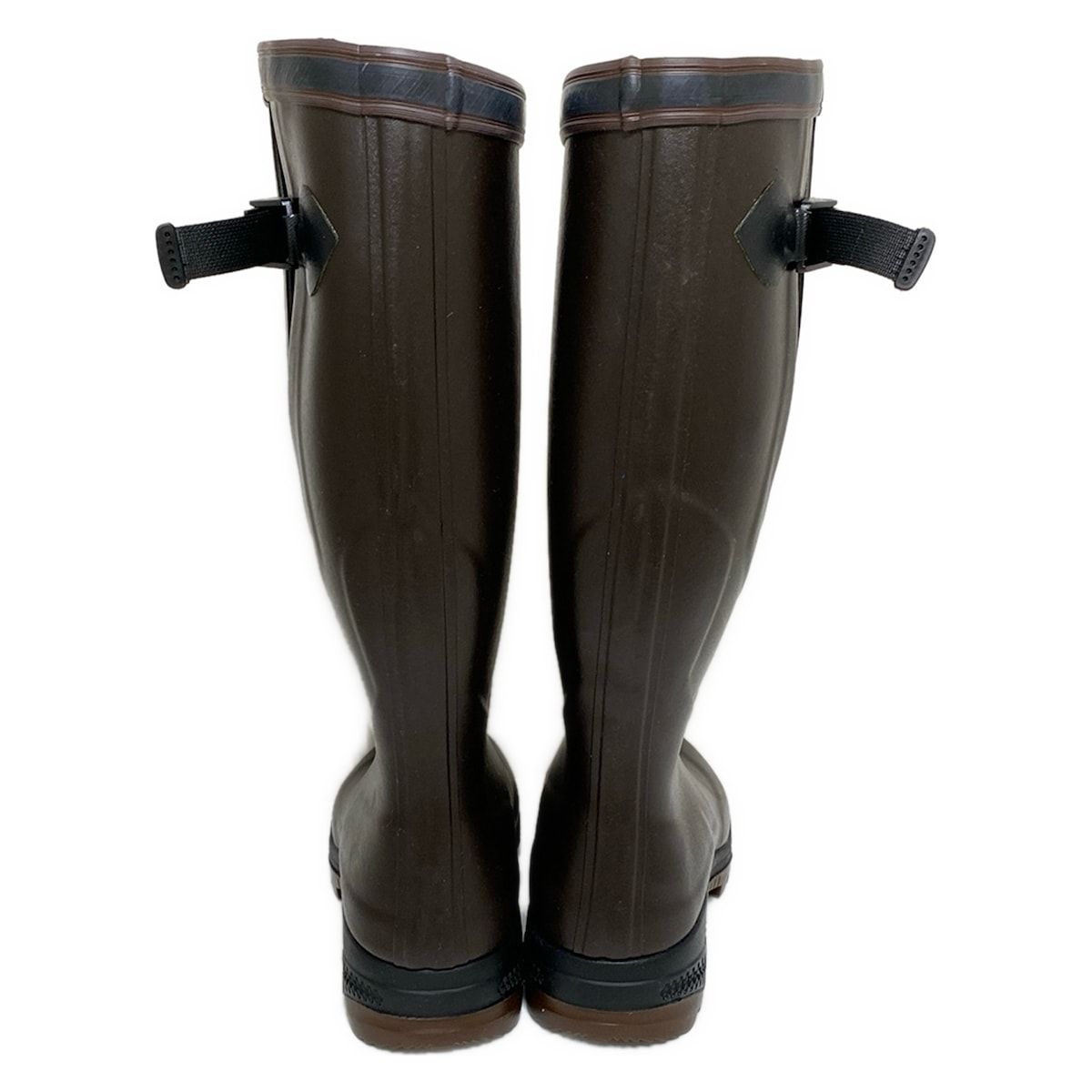 AIGLE(エーグル) レインブーツ 39 レディース - ダークブラウン×黒