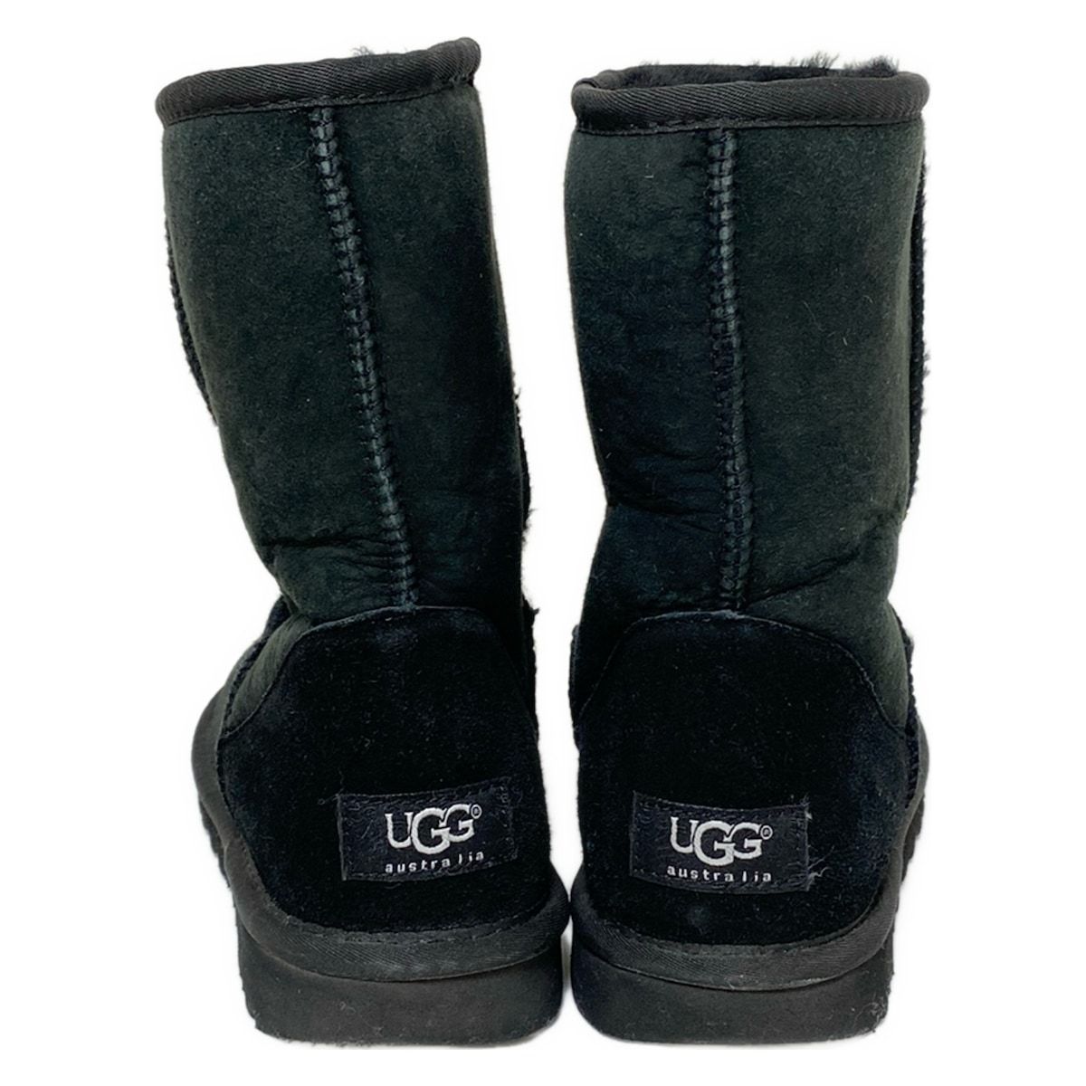 UGG(アグ) ショートブーツ 25 レディース クラシックショート 5825 黒