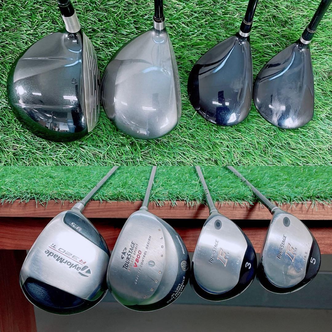 ゴルフクラブ メンズセット 初心者 テーラーメイド R320 Ti N1772