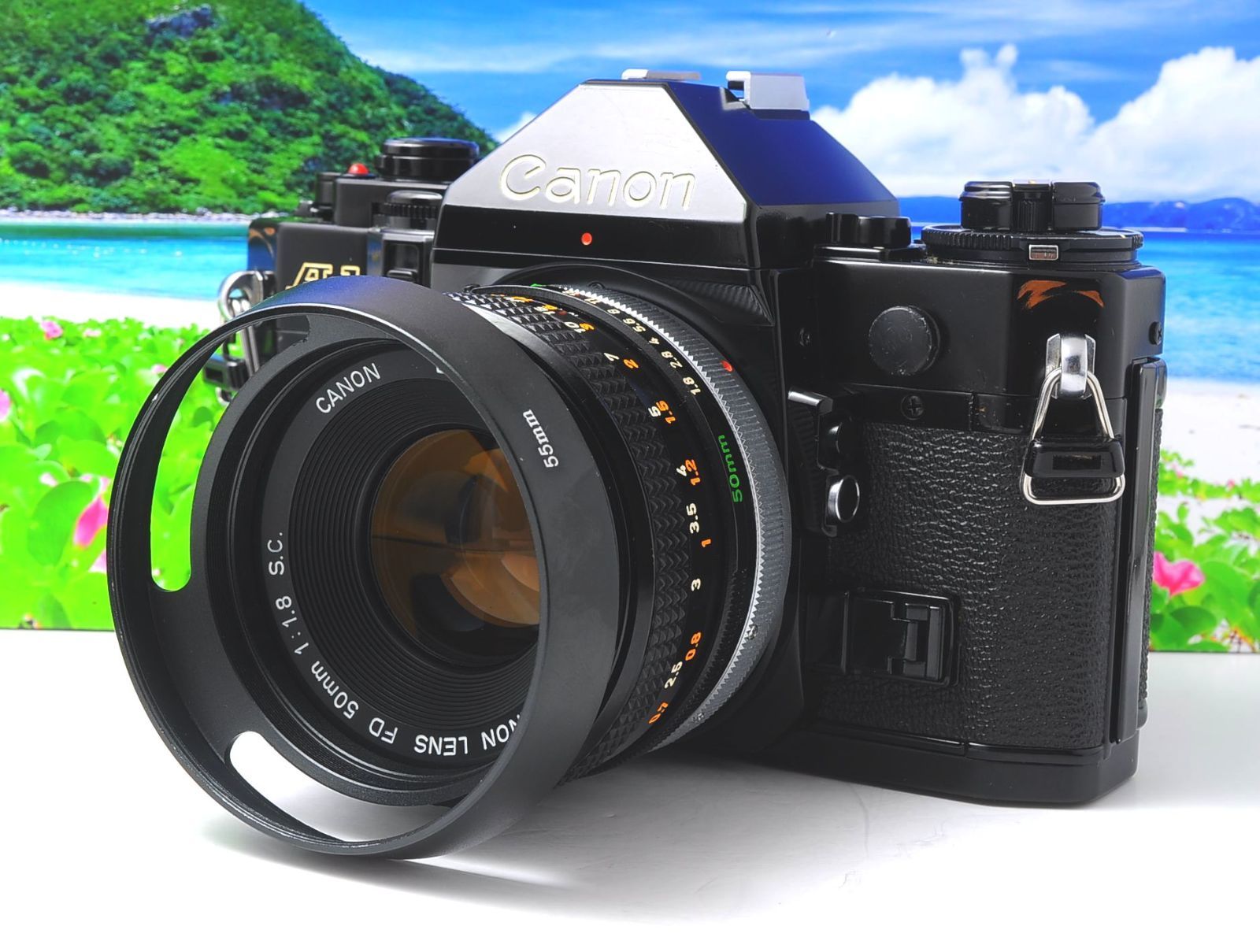 Canon A-1 ボディ + FD 50mm F1.8 S.C. レンズセット 動作確認済 光学