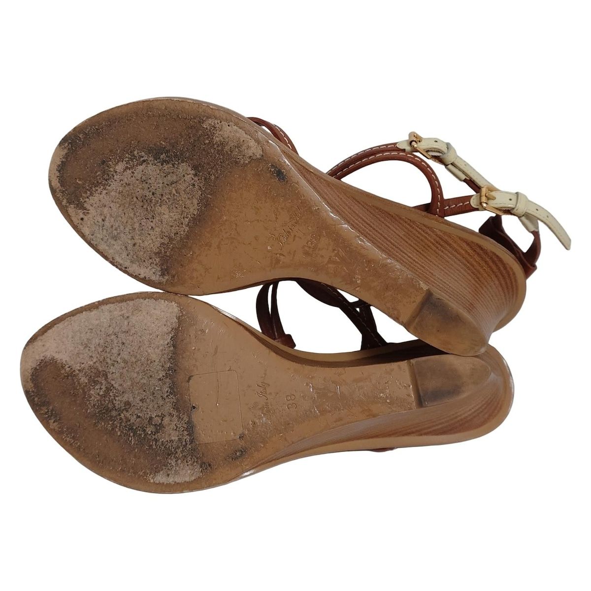 LOUIS VUITTON(ルイヴィトン) サンダル 38 レディース - ダーク