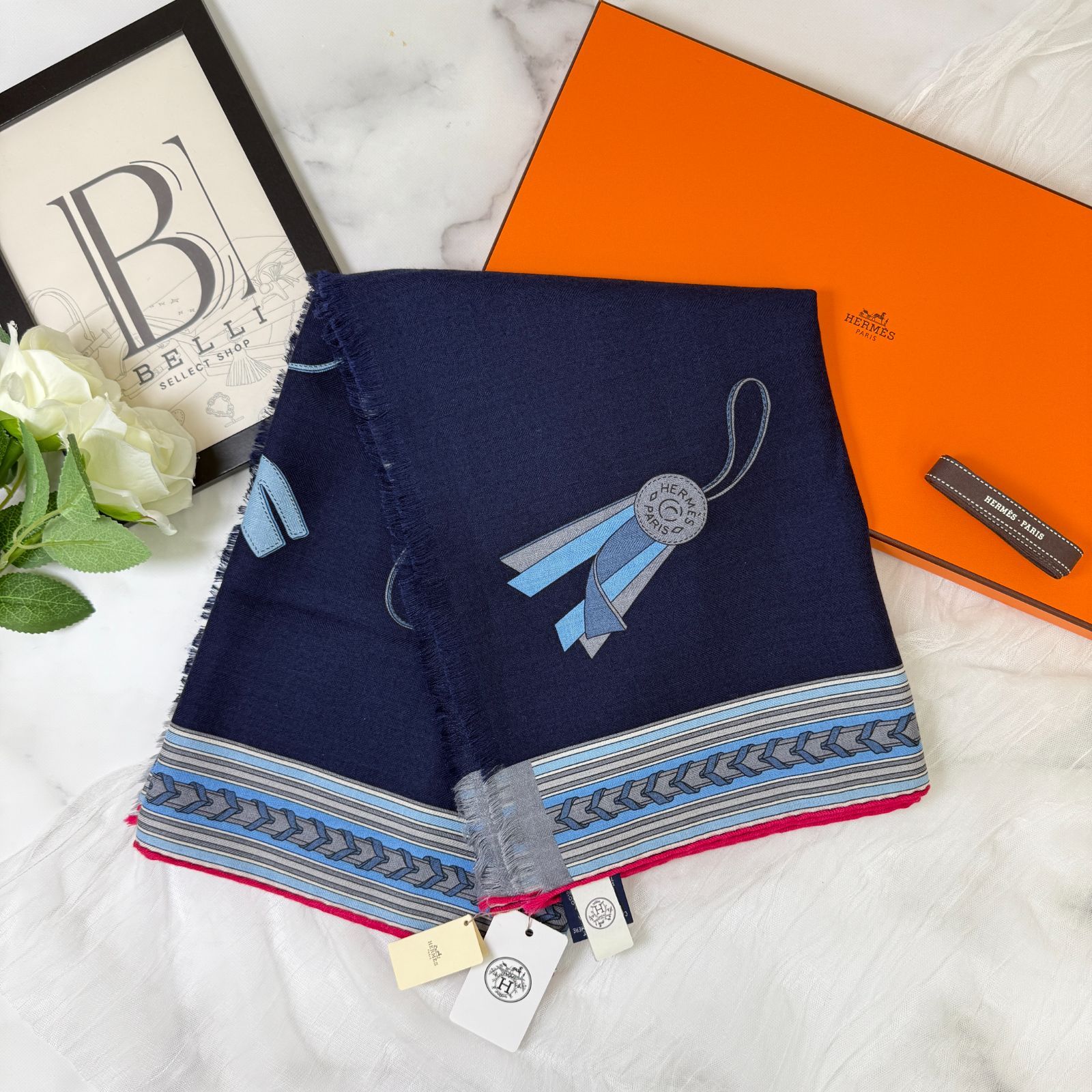 鑑定済み【 新品未使用 】エルメス レクタングル 《 エ グリ グリ