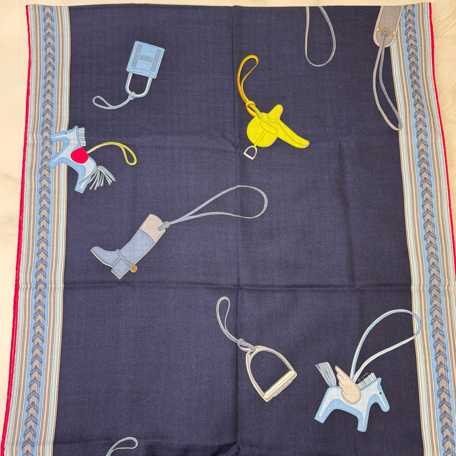 鑑定済み【 新品未使用 】エルメス レクタングル 《 エ グリ グリ