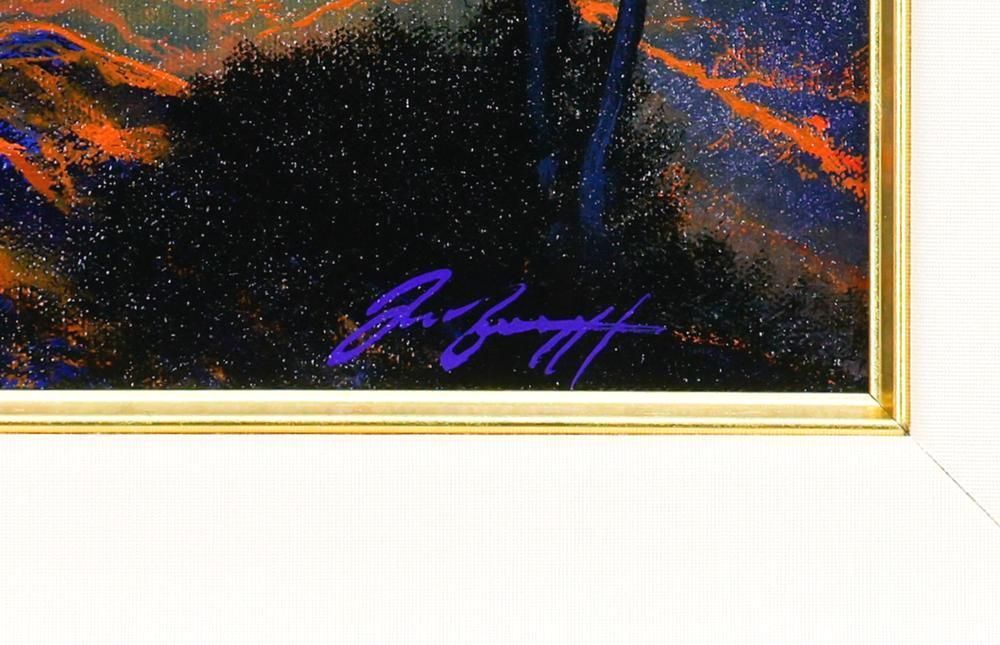 真作】【WISH】デイル・ターブッシュ Dale Terbush「金色の純真」油彩