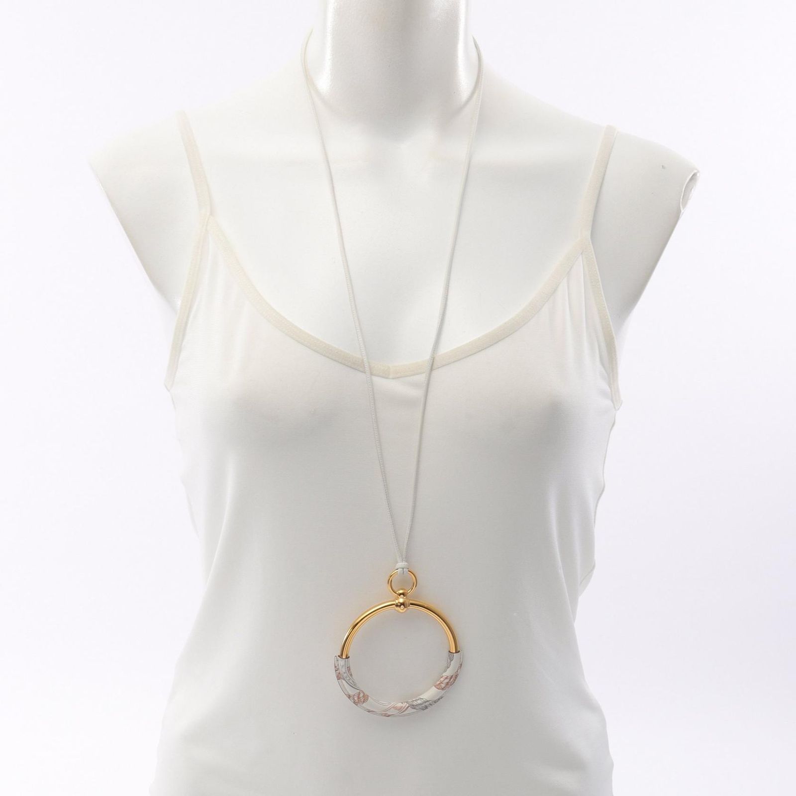 美品 希少 エルメス ループグラン ペンダント デッラ カバッレリア HERMES エルメス ループ グラン デッラ カヴァッレリア ロング