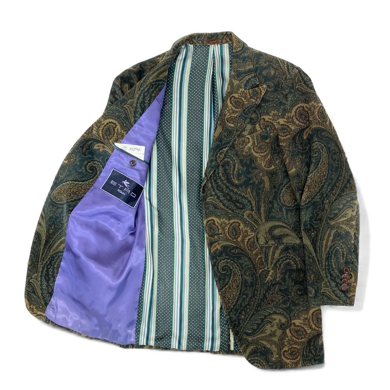 30K18 ETRO エトロ イタリア製 テーラードジャケット コーデュロイ