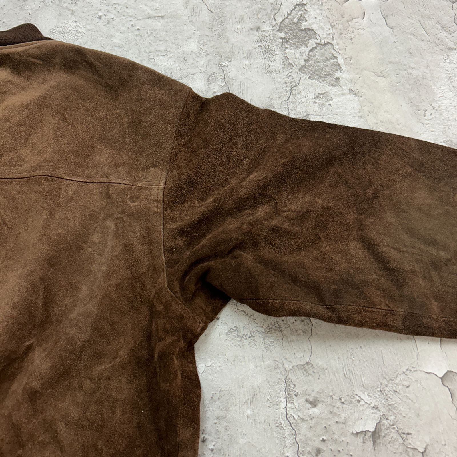 AKA Eddie Bauer エディーバウアー ボンバージャケット スウェード 