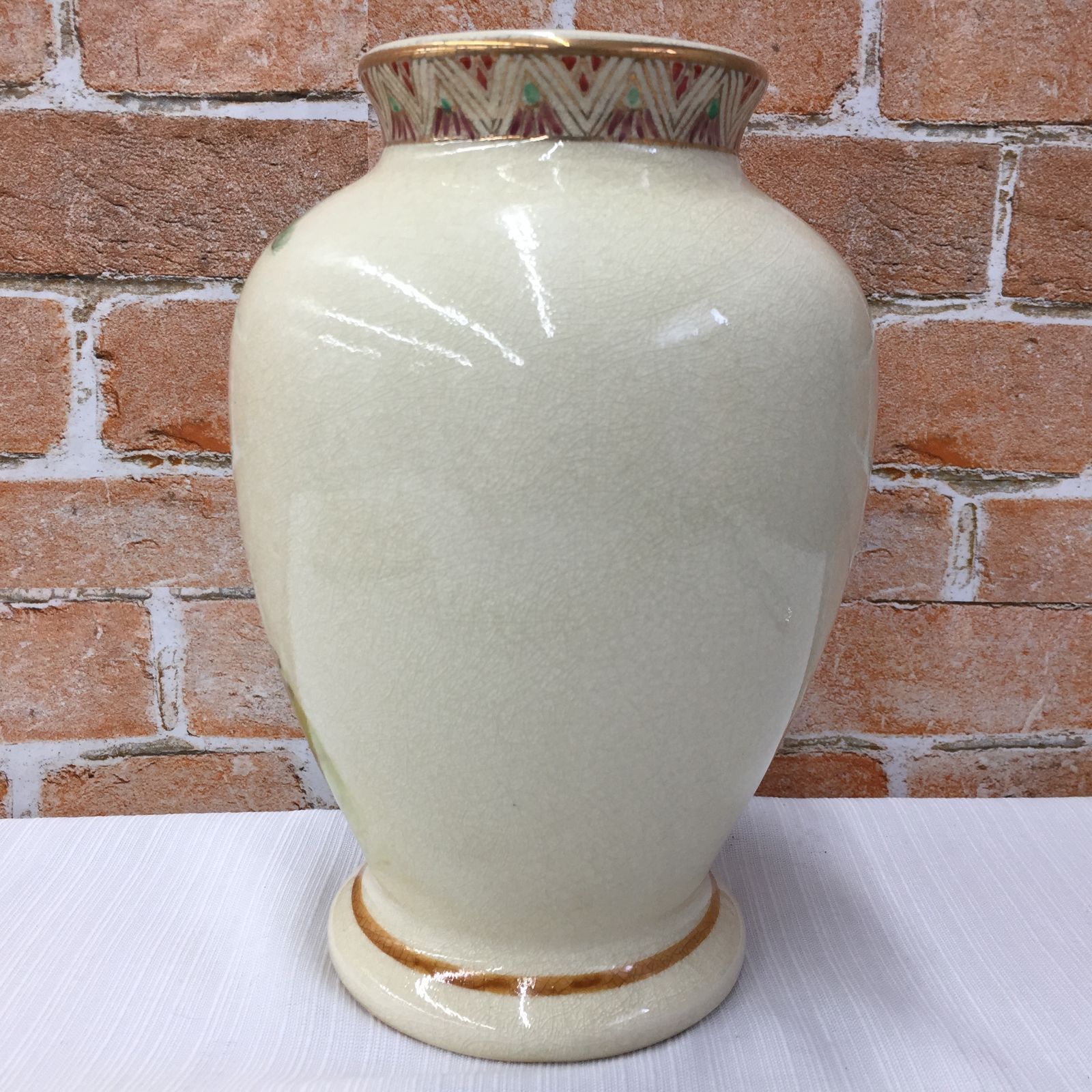 陶器 花瓶 一点物 ※木箱有り 青緑色 陶器 花瓶 木箱付き - メルカリ