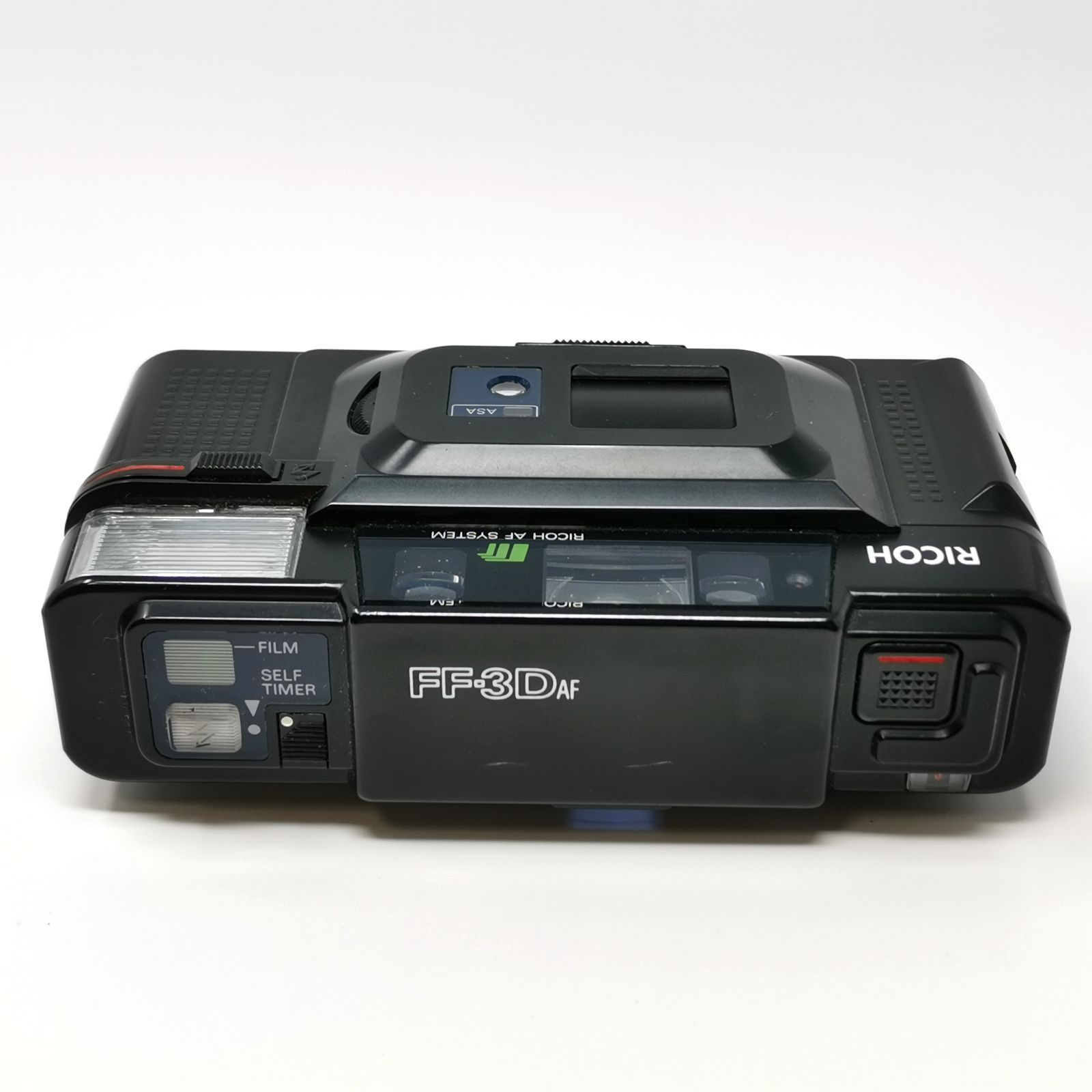 カメラ RICOH FF-3D フィルムカメラ ブラック フィルムないため動作