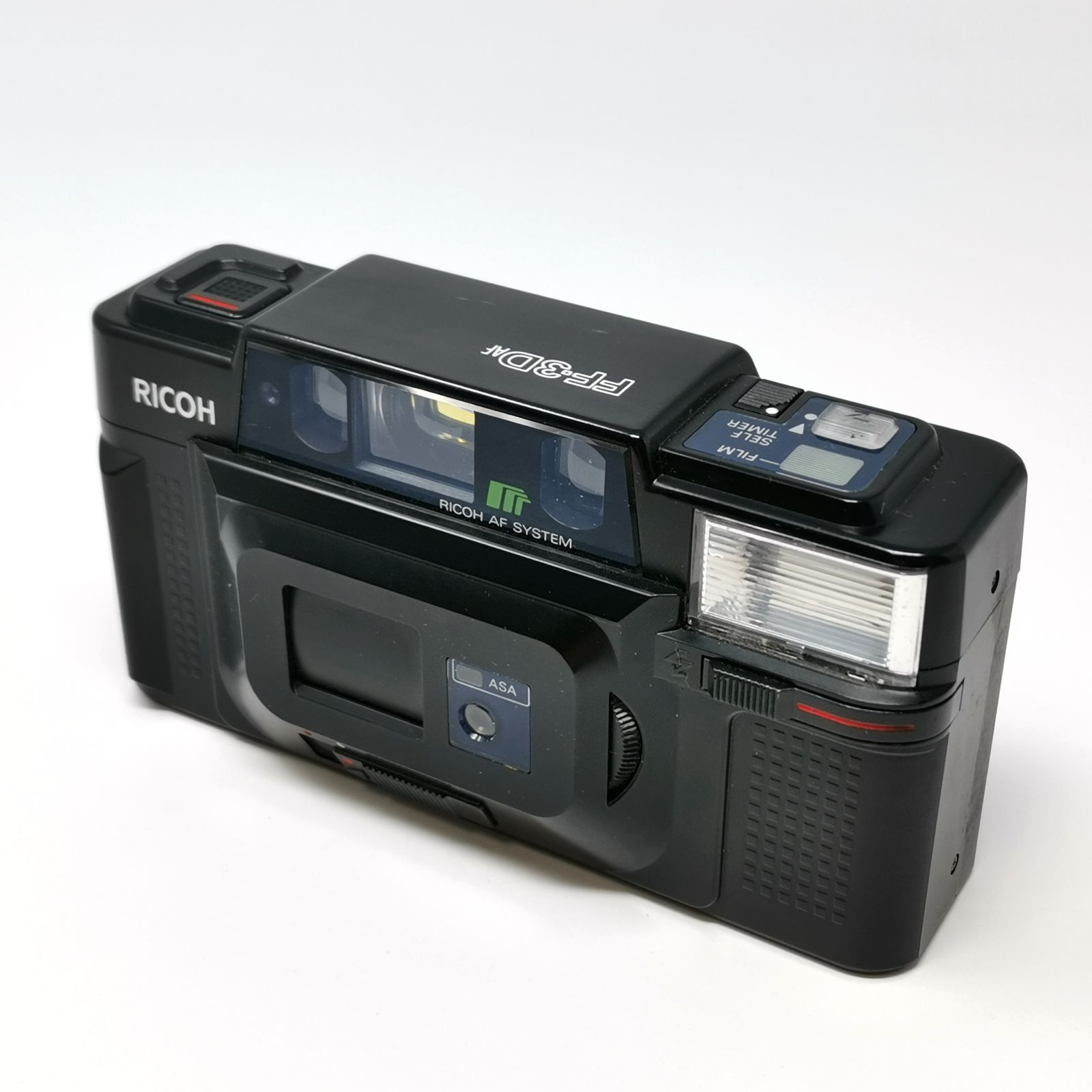 カメラ RICOH FF-3D フィルムカメラ ブラック フィルムないため動作