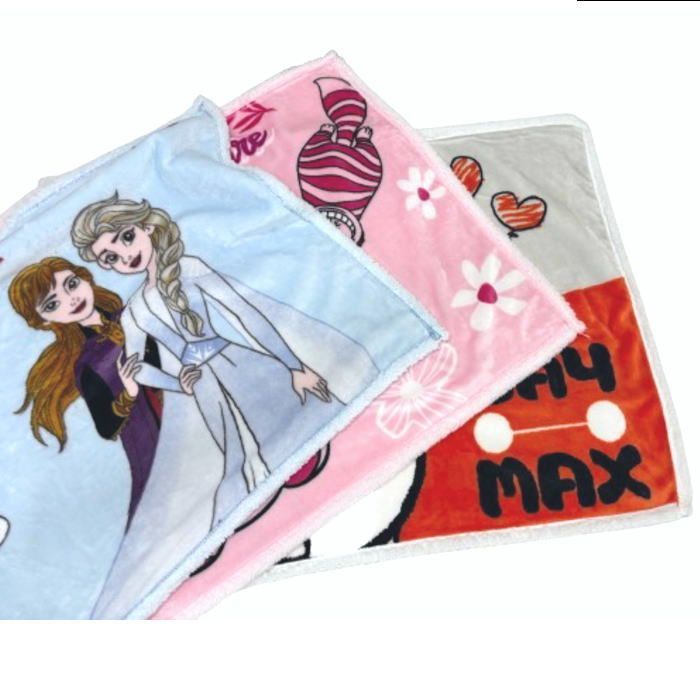 しおん　まとめ商品　毛布 ディズニー フランネル毛布 裏面シープボア ひざ掛け 70×100cm