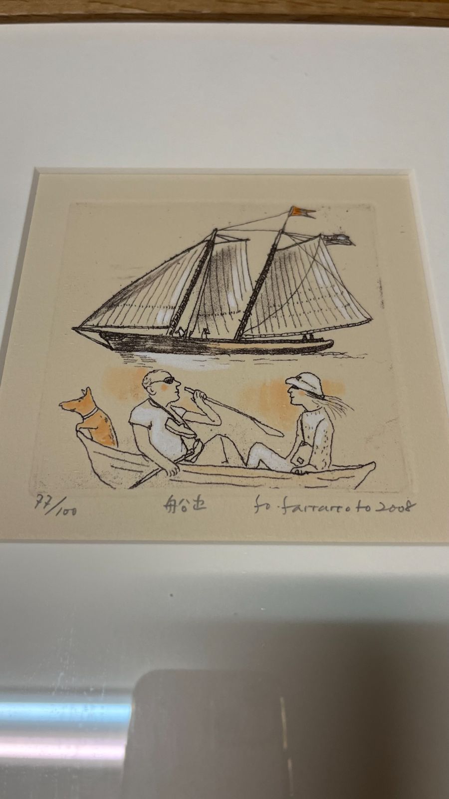 山本容子　版画　エッチング　手彩 山本容子 版画 エッチング 手彩 山本容子版画エッチング手彩 山本容子